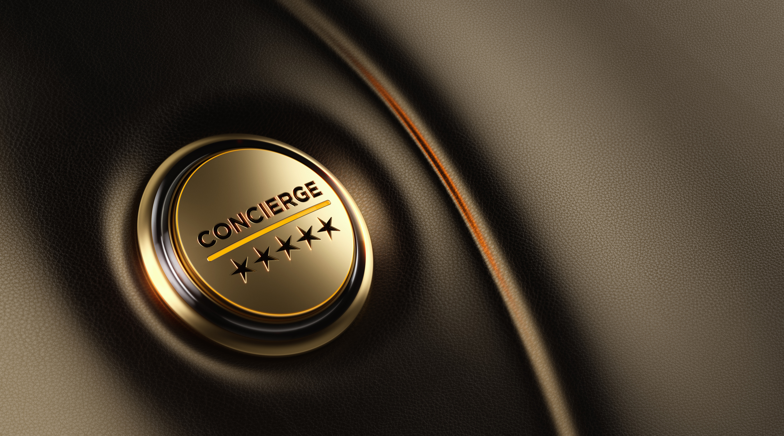 Car Start Button On Dashboard - Concierge Services Concept